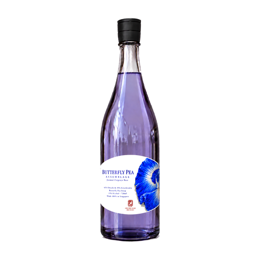Butterfly Pea Assemblage 720ml bottle with final label
